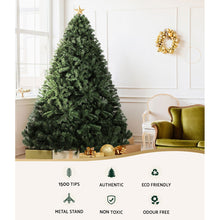 Christmas Tree 2.4M Xmas Tree Decorations Green 1500 Tips - Santas Workshop Direct 