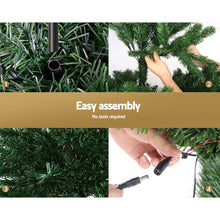 Jingle Jollys 1.8m Christmas Tree Optic Fibre LED Xmas tree Warm White - Santas Workshop Direct 