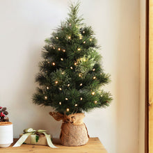Christmas Tree 60CM Mini Tabletop 8 Light Modes Timer Xmas Tree - Santas Workshop Direct 