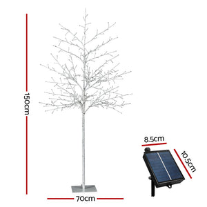 1.5M Christmas Tree 304 LED Solar Jingle Jollys - Santas Workshop Direct 