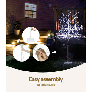 1.5M Christmas Tree 304 LED Solar Jingle Jollys - Santas Workshop Direct 