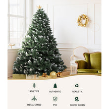 Christmas Tree 2.1m Snowy Xmas Tree Decoration 905 Tips - Santas Workshop Direct 