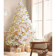 Jingle Jollys Christmas Tree 2.1m 1000 White Tips Xmas Tree Decorations - Santas Workshop Direct 