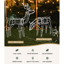 2 PCS Christmas Lights Reindeers 200 LED Decorations Jingle Jollys - Santas Workshop Direct 
