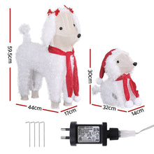 Jingle Jollys Christmas Lights 60 LED Fairy Light 2pcs Dog Decorations Set - Santas Workshop Direct 