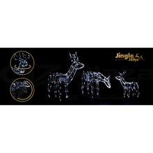 3 PCS Christmas Lights Reindeers 250 LED Decorations Jingle Jollys - Santas Workshop Direct 