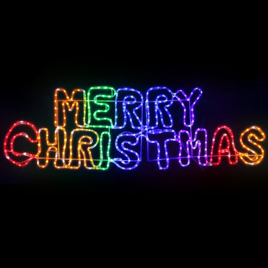 1.6M Christmas Lights Motif 360 LED Rope Light Outdoor Decoration Jingle Jollys - Santas Workshop Direct 