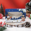 12pcs Gift for Her/Him New Christmas Gift Boxes with 4 Compartments - Featuring Festive Snowman And Tree Designs - Equipped with Insert Dividers, Suitable for Holiday Gifts And Party Favors for 500 Different Occasions