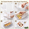 20pcs White Cupcake Boxes, Hold 6 Standard Cupcake Carrier Cupcake Container, Perfect for Pastries