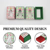 Gift for Her/Him 12/24pcs Christmas Gift Boxes with Christmas Tree Clear Window, Red Green Plaid Slide Drawer Holiday Packaging Boxes, Xmas Decorative Present Boxes for Holiday Party Favors & Gift Giving