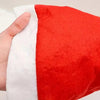 Set of 10 Santa Hats, Classic Red Christmas Headwear, Perfect for Festive Family Gatherings, Featuring a Red And White Striped Pattern with a Fluffy Pom-Pom Trim, Comfortable Holiday Attire