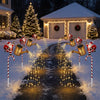 PRE ORDER 1 set Santa Claus Candy Cane Rose Water Kettle & Sprinkler Light