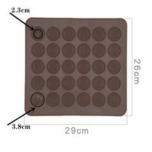 Silicone Macaron Mat with 30-Cavity Non-Stick Baking Tray - Heat-Resistant, Durable & Easy Clean Food-Grade Silicone for Macarons, Chocolates, Pastries & Candy Making - Even Heat Distribution, Reusable Baking Mat for Home & Professional Kitchens