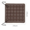 Silicone Macaron Mat with 30-Cavity Non-Stick Baking Tray - Heat-Resistant, Durable & Easy Clean Food-Grade Silicone for Macarons, Chocolates, Pastries & Candy Making - Even Heat Distribution, Reusable Baking Mat for Home & Professional Kitchens