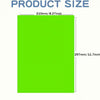 A4 Self Adhesive Sticker Paper Sheet Label Laser Inkjet Print Mailing Address MATT FLURO YELLOW  100 A4 Laser Label - 1up - 210x296mm - 100 per pack