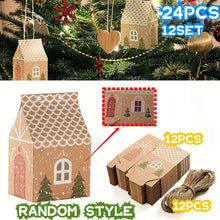 Christmas Gingerbread House cookie / candy bakery box