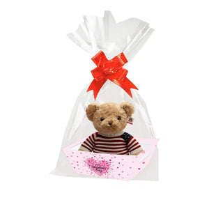 hamper gift box including ribbon and clear cellophane (25x17x9cm) Santas Workshop Direct