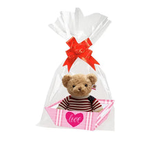 hamper gift box including ribbon and clear cellophane (25x17x9cm) Santas Workshop Direct