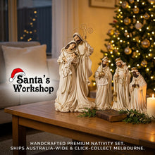 21' (55cm) Christmas Religious Handmade HOLY FAMILY 55cm 15.75” Unique Artisian Handmade Premium Exclusive Christmas Nativity figurine Three Kings 38 cm