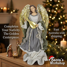 50cm (19.5") Christmas Nativity Angel Ornament – Elegant Standing Angel Religious Decoration, Large Holiday Home & Church Display, Festive Christmas Figurine