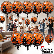 6PCS Halloween Foil Balloons 18 Inch – Spooky Party Decorations for Halloween Celebrations, Events & Home Décor