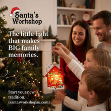 Christmas Tree Santa Ornament with LED Lights – 1PC Festive Reindeer Hanging Decoration for Christmas Tree, Home, Party & Holiday Décor
