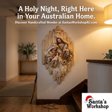 23" Holy Family Wall Decor Hanging Frame – Religious Christian Christmas Wall Art Decoration