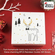 3PCS Christmas Reindeer Style Bakery Boxes – Festive Holiday Gift Set for Dessert Packaging