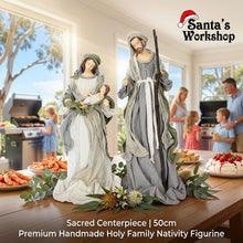 19.75″ Holy Family, 25.75″ Three Kings & 19.5″ Angel Handmade Nativity Set – Large Christmas Religious Display (50–65cm)