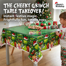 Grinch Christmas grinch PVC table cover plus grinch napkins 20 pcs