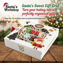 6PCS Christmas 16 Grid Boxes – Mixed Festive Designs, Bakery Gift Boxes Christmas Gift Packaging