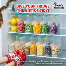 20PCS Reusable Silicone Food Storage Bags – Mixed Sizes, Leakproof Freezer & Fridge Bags for Meal Prep, Snacks, Sandwiches, Fruit, Travel & Kitchen Organization