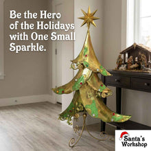 43.75” Green and Gold Green Designer Christmas Tree - 112cm