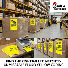 A4 Self Adhesive Sticker Paper Sheet Label Laser Inkjet Print Mailing Address MATT FLURO YELLOW  100 A4 Laser Label - 1up - 210x296mm - 100 per pack