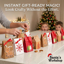 24-Pack Christmas Bakery Cookie Gift Bags – Festive Treat Bags for Cookies, Candy, Fudge, Chocolates & Holiday Party Favors