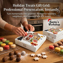 6PCS Mixed Design Christmas Gift Boxes | Festive  Treat Packaging Boxes