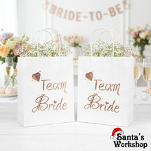 2pcs Team Bride White Gift Bags