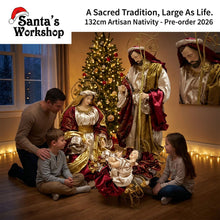 Unique Artisian Handmade Premium Christmas religious handmade nativity set Figurines Exclusive Design 132cm approx. PRE ORDER 2026