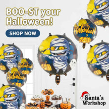 6PCS Halloween Foil Balloons 18 Inch – Spooky Party Decorations for Halloween Celebrations, Events & Home Décor 18 inch / 40 cm