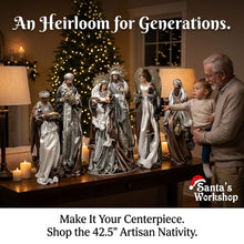 42.5” Unique Artisan Handmade Premium Christmas Religious Handmade Nativity set 110cm-115cm Approx
