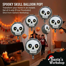 6PCS Halloween Foil Balloons 18 Inch – Spooky Party Decorations for Halloween Celebrations, Events & Home Décor18 inch -40cm