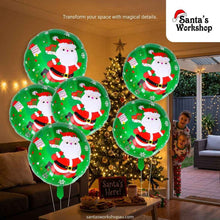 6PCS Round Christmas Foil Balloons – Festive Holiday Party Decorations for Xmas Celebrations, Home & Event Decor