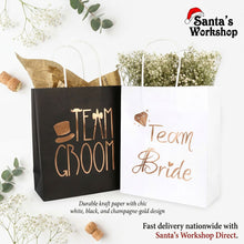 18pcs Wedding Favour Gift Bags – Team Bride & Team Groom Thank You Party Bags | Bridal Shower, Hen Party, Bachelor Party, Wedding Welcome & Guest Gift Bags