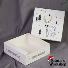 3PCS Christmas Reindeer Style Bakery Boxes – Festive Holiday Gift Set for Dessert Packaging