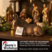 Ceramic Horse Figurine for Christmas Nativity Set – 20cm Barn Animal Decoration for Nativity Scene, Christmas Crib & Holiday Display