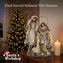 42cm Christmas Nativity Holy Family Ornament – 42cm Religious Christmas Decoration, Elegant Holiday Tabletop Display, Festive Home Décor