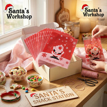 200PCS Christmas Cellophane Treat Bags Self Seal OPP Cookie Candy Gift Bags