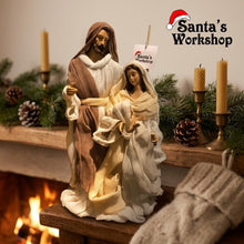 30cm Christmas Holy Family Nativity Ornament – Mary, Joseph & Baby Jesus Religious Christmas Decoration