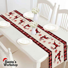 Christmas Festive Table Runner – Elegant Holiday Table Decoration for Christmas Dinner, Family Gatherings, Parties, Buffet Tables & Home Décor