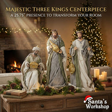 PRE-ORDER | 25.75" (65cm) Handmade Holy Family & Three Kings Nativity Figurine Set – Premium Christmas Religious Decoration | Large Artisan Holiday Home & Church Display